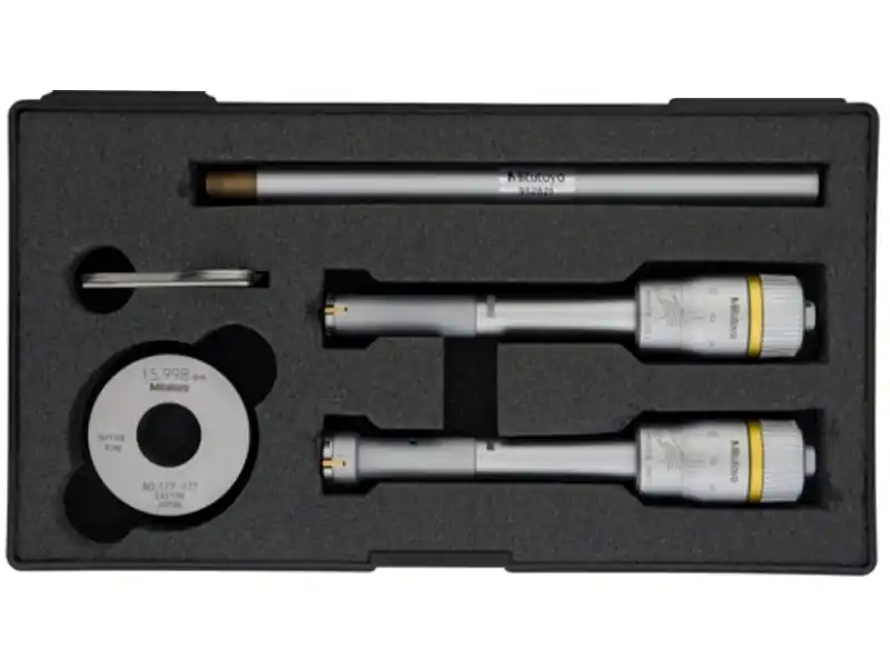 Offerta Lampo Set 2 micrometri analogici per interni a tre punti Mitutoyo Holtest, 12-20mm