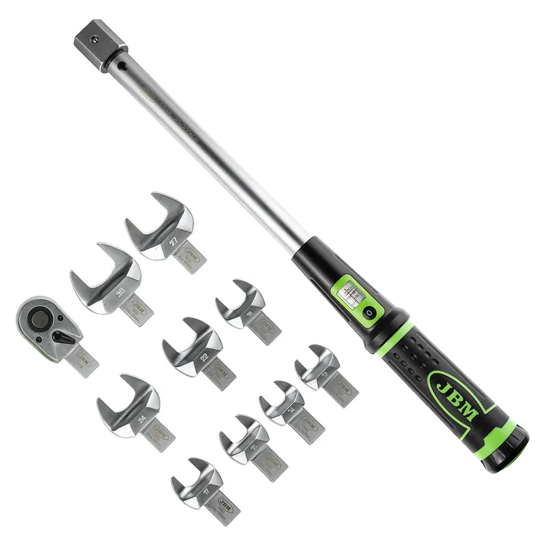 Chiave dinamometrica da 1/2" da 40 a 200 Nm con teste da 13 a 30 mm JBM Ultimissimo Modello