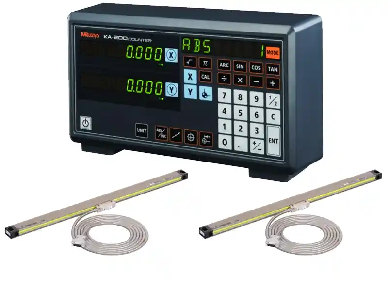 Consegna Rapida Mitutoyo kit visualizzatore di quote KA-212 a 2 assi con 2 righe corsa effettiva 2000mm