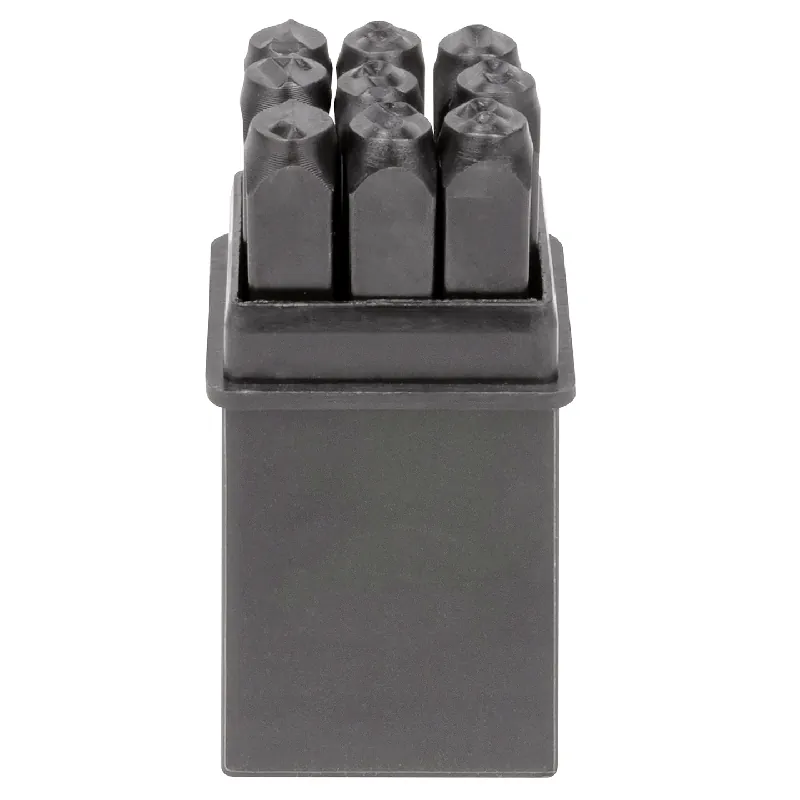 Timbri in acciaio 6 mm - numeri 0 - 8 Reso Gratuito
