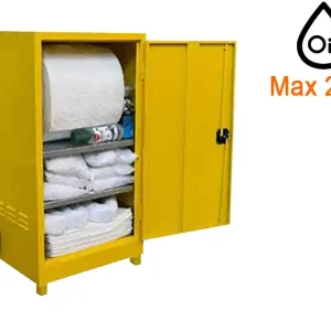 A Buon Prezzo Armadio carrellato Carvel 580x460x1000mm con materiale assorbente per olio, 201lt
