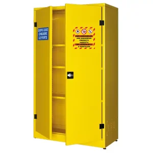 Ultimissimo Modello Armadio di sicurezza Carvel 1075x500x1850mm per liquidi infiammabili e solventi