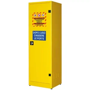 Armadio di sicurezza Carvel 575x500x1850mm per liquidi infiammabili e solventi Soddisfatti O Rimborsati