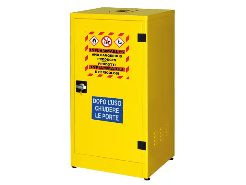 Armadio di sicurezza Carvel 575x500x1100mm per liquidi infiammabili e solventi Novità