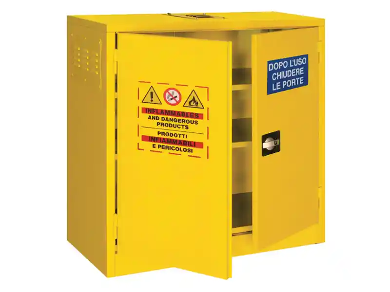 Armadio di sicurezza monoblocco Carvel 1000x460x1000mm per liquidi infiammabili e solventi Prezzo Basso