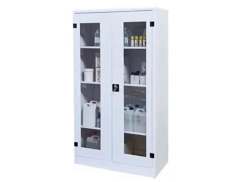 Armadio di sicurezza per laboratori Carvel 1075x500x1850mm con ante in plexiglass Miglior Prezzo