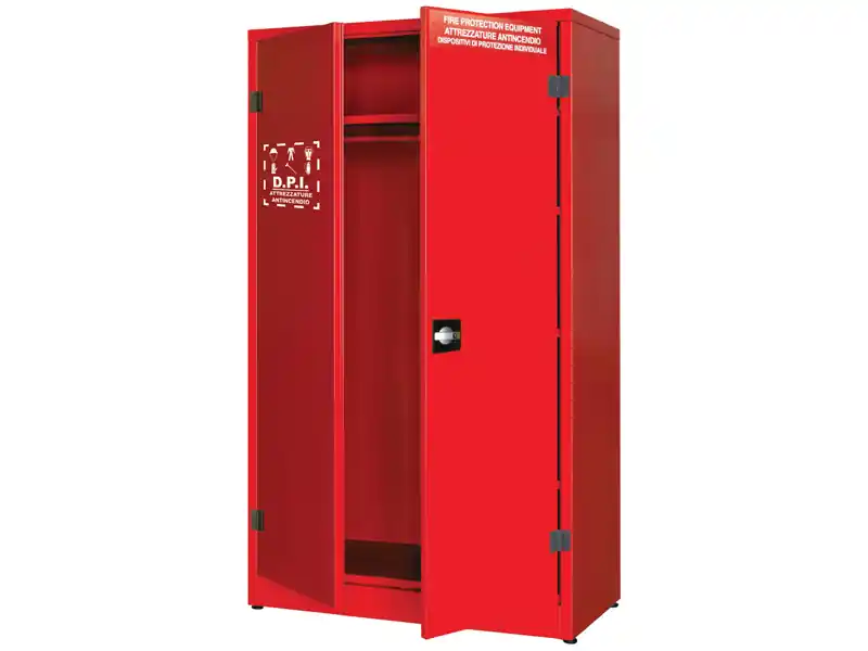 Armadio di sicurezza per DPI Carvel 1075x500x1850mm con cappelliera e appendiabiti Vendita Finale