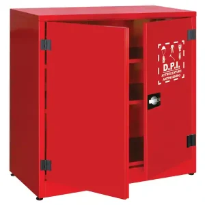 Armadio di sicurezza per DPI Carvel 1075x500x1100mm con 2 ripiani Super Prezzo