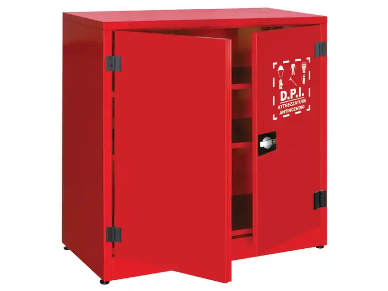 Armadio di sicurezza per DPI Carvel 1075x500x1100mm con 2 ripiani Super Prezzo