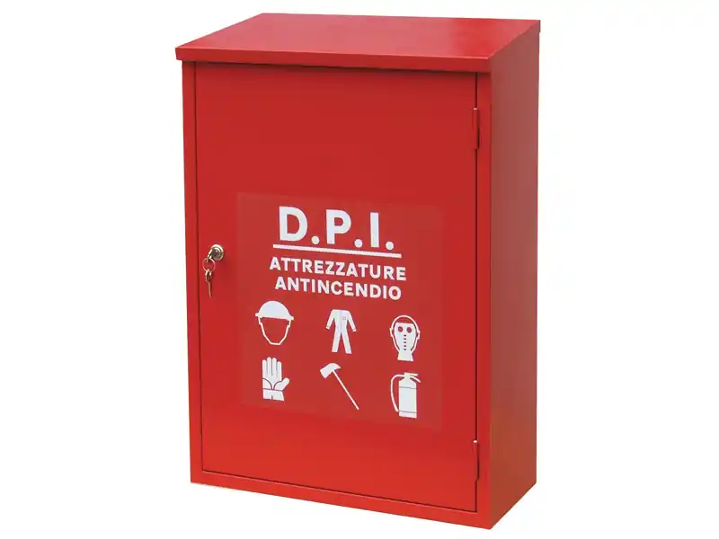 Armadio di sicurezza monoblocco per DPI Carvel 450x250x650mm con 2 ripiani e tetto inclinato Compra Adesso