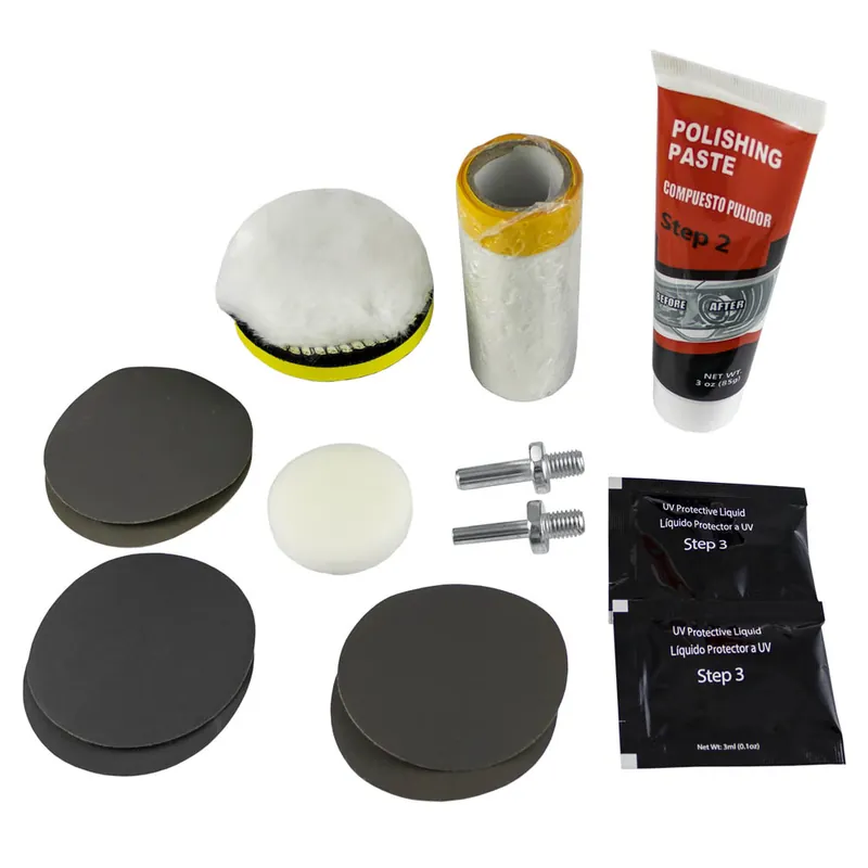 Compra Online Kit per un facile ripristino dei fari - 14 pezzi JBM