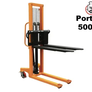 Carrello elevatore manuale Barbero PA05 forche regolabili in larghezza, portata 500Kg Promo Stagionale