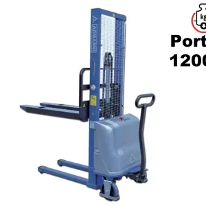Sconto Carrello elevatore semi-elettrico Barbero BETA1025 con alzata libera 200mm, portata 1200Kg
