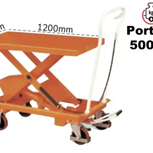 Carrello sollevamento a pantografo Barbero C500LA 1200x800mm, portata 500Kg Occasione