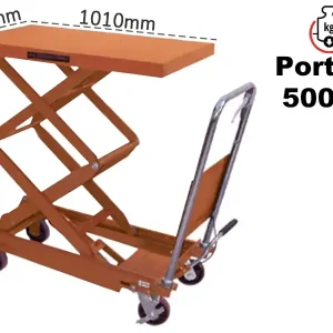 Carrello sollevamento a doppio pantografo Barbero C515 1010x520mm, portata 500Kg Offerta Limitata