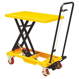 Carrello sollevamento a pantografo Barbero A200 700x450mm, portata 200Kg Spedizione Espresso