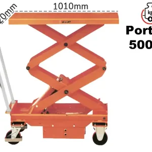 Carrello sollevamento a batteria Barbero CB500 doppio pantografo, portata 500Kg Prezzo Conveniente