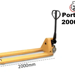 Prezzo Ridotto Transpallet manuale Barbero BP12/L 540x2000mm con ruote in nylon, portata 2 ton