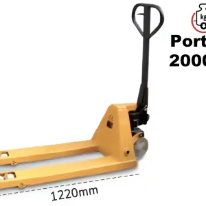 Prezzo Conveniente Transpallet manuale Barbero BP20/L 685x1220mm con ruote in nylon, portata 2 ton
