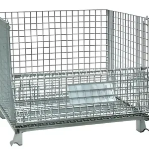 Contenitore pieghevole Barbero NS in rete metallica zincata, portata 500-1000Kg Ultima Occasione