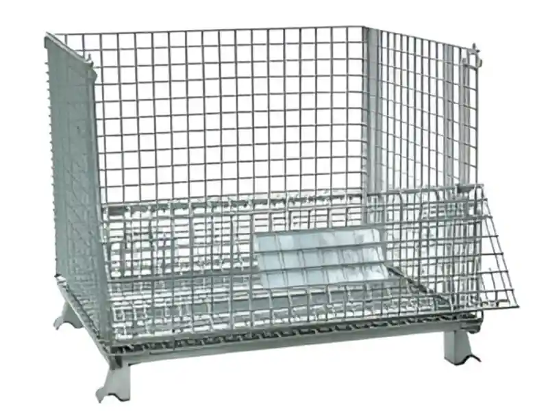 Contenitore pieghevole Barbero NS in rete metallica zincata, portata 500-1000Kg Ultima Occasione