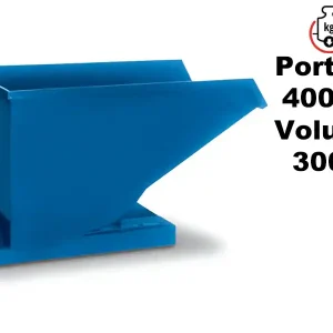 Benna ribaltabile Barbero 1220x810x750mm trasportabile con muletto, volume 300lt, portata 400Kg Promo Stagionale