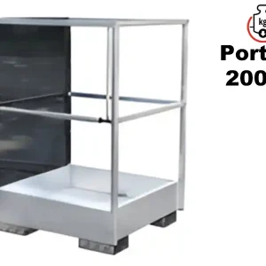 Prezzo Di Fabbrica Cestello per manutenzione aerea Barbero SR163 sollevabile tramite carrello elevatore, portata 200Kg