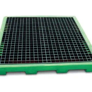 Offerta Limitata Piattaforma di contenimento modulare Carvel 1320x1320mm in polietilene, capacità 160 litri