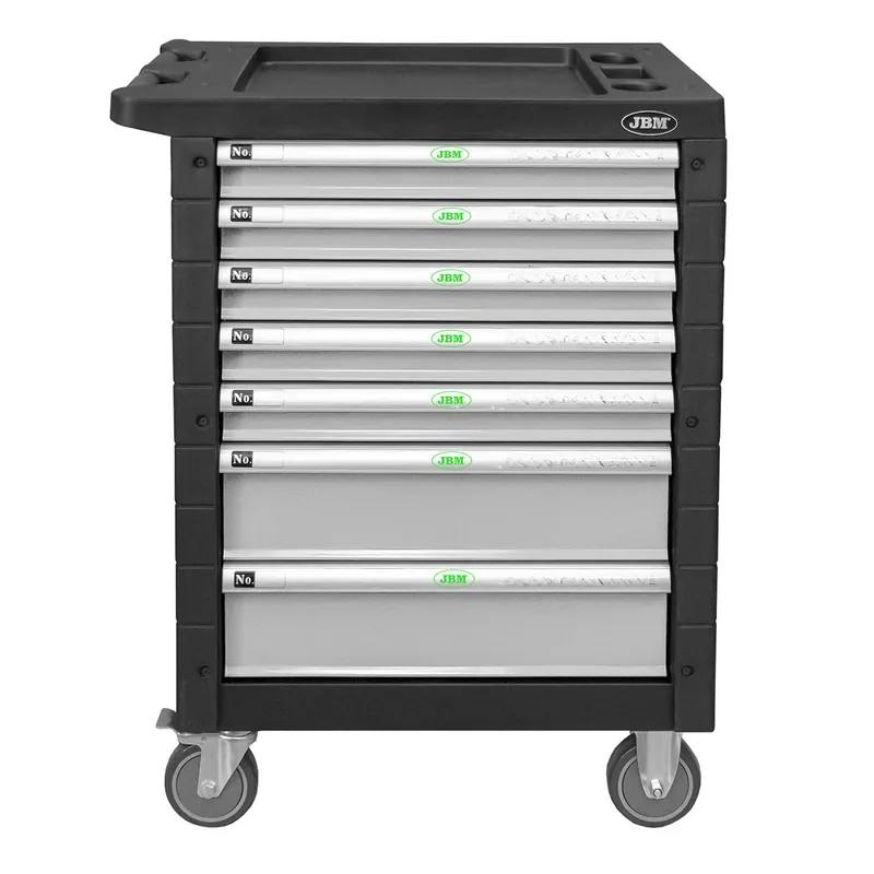 Occasione Carrello da officina con 7 cassetti vuoti - grigio JBM