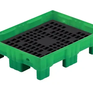 Promo Stagionale Vasca di raccolta in polietilene Carvel 860x660x230mm per prodotti chimici, acidi e basi, 70lt