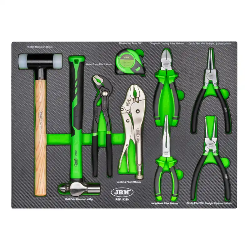 Promozione Modulo per carrelli portautensili 52x39 - Pinze e martello - 9 pezzi JBM