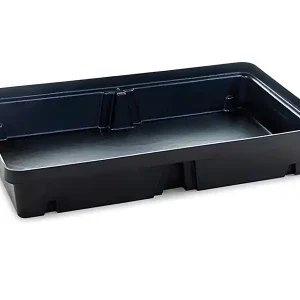 Vassoio di gocciolamento Carvel 1000x600x175mm in polietilene per prodotti chimici, 87lt Ultime Pezzi