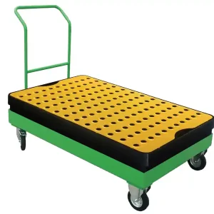 Occasione Carrello con vasca di raccolta in polipropilene Carvel 1200x800x1170mm, capacità 100lt