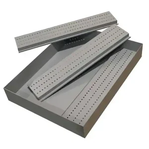 Vasca di gocciolamento Carvel 800x600x175mm in acciaio per liquidi pericolosi o corrosivi, 60lt Professionale