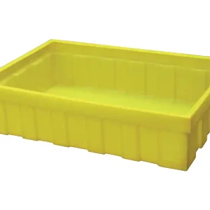 Esclusivo Vasca di raccolta liquidi acidi, basi e oli Carvel 1230x830x300mm in polietilene per 2 fusti, 280lt