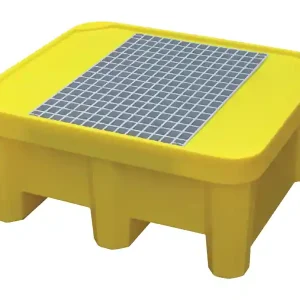 Promo Stagionale Vasca di raccolta liquidi acidi, basi e oli Carvel 925x800x420mm in polietilene per 1 fusto, 225lt