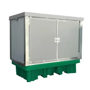 Vasca di raccolta per cisterne Carvel 2600x1500x2350mm con copertura coibentata, capacità 1150lt Non Perdere