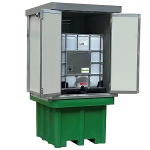Vasca di raccolta per cisterne Carvel 1500x1500x2690mm con copertura coibentata, capacità 1050lt Ultimissimo Modello