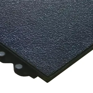 Tappeto antifatica modulare pieno Carvel 90x90cm in gomma per traffico pedonale e carrelli Promo Stagionale