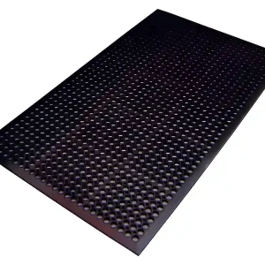 Tappeto antifatica forato Carvel 90x150cm in gomma con bordi smussati per ambienti umidi Super Prezzo