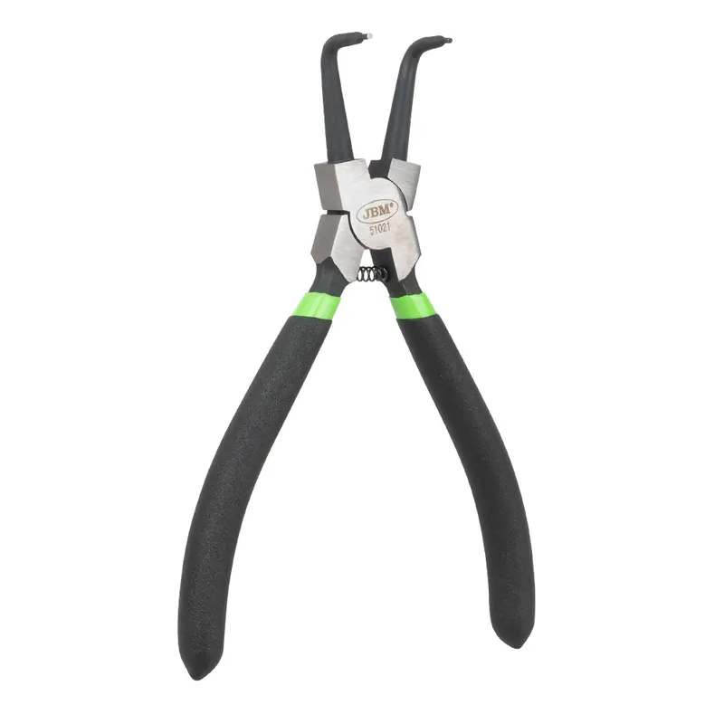 Pinza curva per anelli Seeger interni 180mm Quantità Limitata