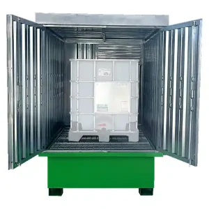 Saldi Vasca di raccolta in acciaio per cisterne Carvel 1720x1400x2250mm deposito di copertura, 1060lt