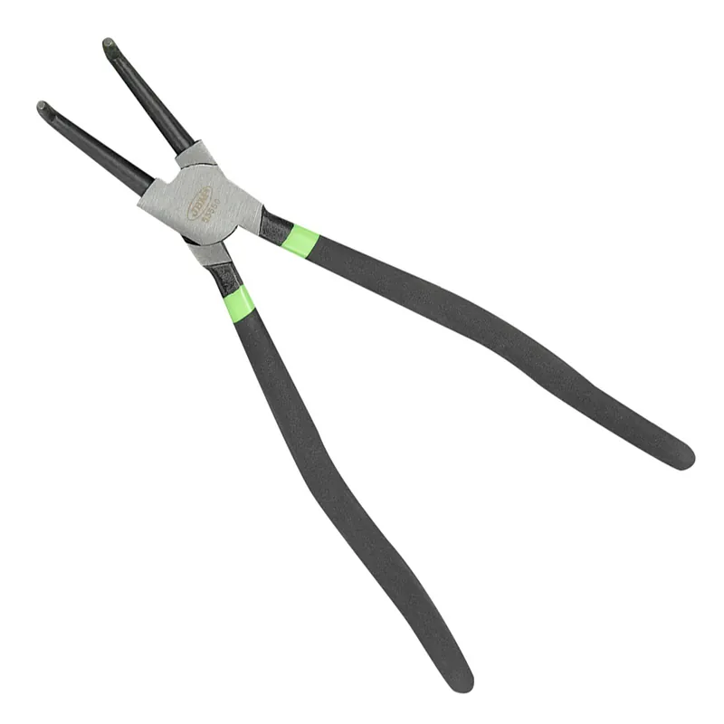 Pinza curva per anelli Seeger interni 330mm Sconto