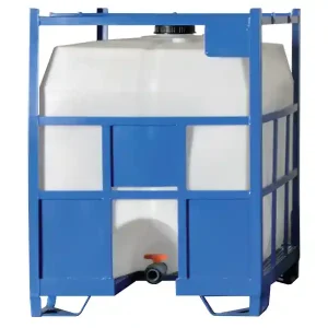 Vendita Finale Cisternetta cubica in polietilene Carvel 1045x1250x1310mm per merci pericolose, 1000lt