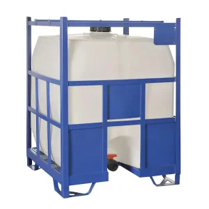 Cisternetta cubica in polietilene Carvel 1095x1095x1460mm per merci pericolose, 1200lt Scelto Dai Clienti