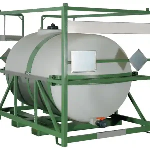 Sconto Cisterna cilindrica orizzontale in polietilene Carvel 1570x2390x2000mm per merci pericolose, 3000lt