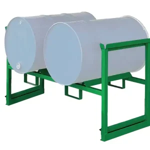 Supporto sovrapponibile orizzontale Carvel 1580x600x810mm per stoccaggio 2 fusti da 220lt Vendita Finale