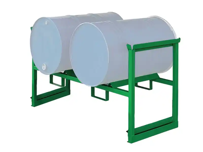 Supporto sovrapponibile orizzontale Carvel 1580x600x810mm per stoccaggio 2 fusti da 220lt Vendita Finale