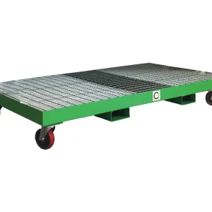 Vasca di raccolta mobile Carvel 2100x1250x200mm per struttura da 6 fusti, 525lt Compra Adesso