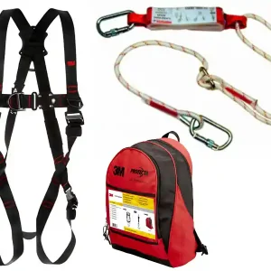 Offerta Sistema protezione anticaduta 3M Protecta con imbracatura, cordino da 1,8mt e zaino